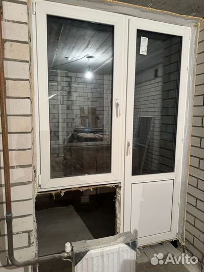 Окно пластиковое и балконная дверь