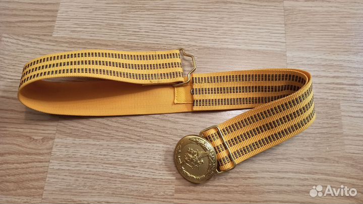 Ремень офицерский парадный золотой