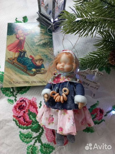 Интерьерная кукла ручной работы