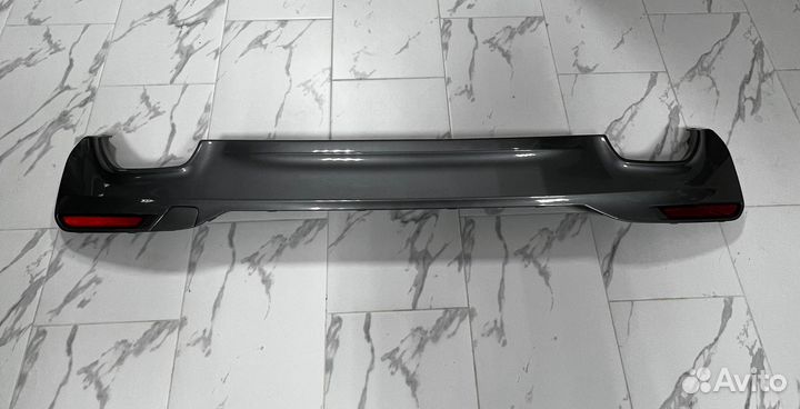 Юбка бампера задняя BMW 5 G30 М-пакет