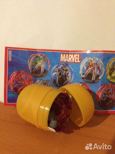 Игрушки Марвел 2019 из киндер-сюрприз