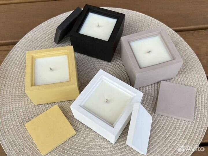 Ароматическая свеча соевый воск