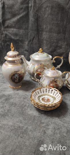 Антиквар.чайный cеpвиз оscar schlegelmilch ГДР 197