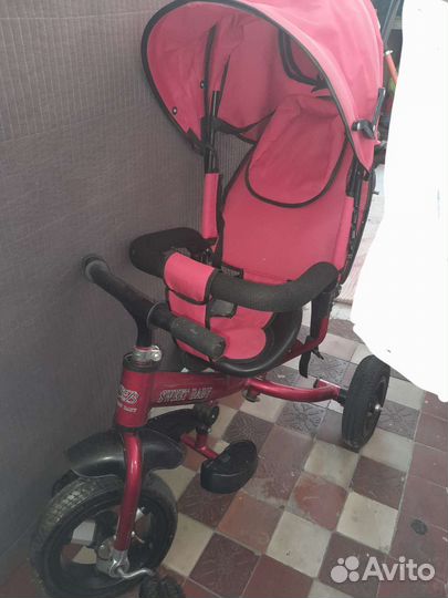 Детский трехколесный велосипед бу