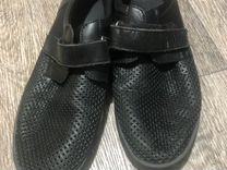 Туфли для мальчика черные (сменная обувь в школу)