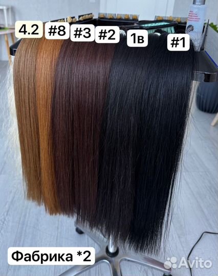 Натуральные волосы срезами для наращивания