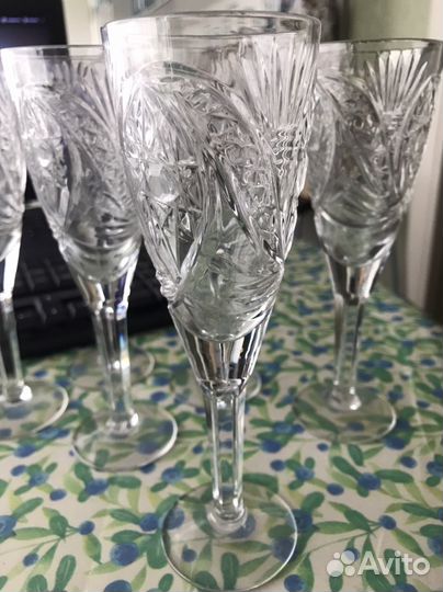 Фужеры хрустальные СССР