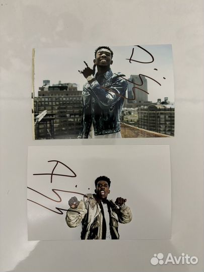 Автограф рэпера Desiigner