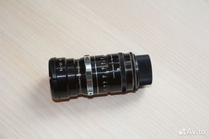 Schneider Cine-Tele-Xenar 2.8/75 C-mount редкий
