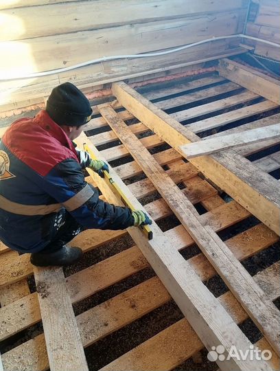 Подъем домов/Фундаменты/Кровля/Замена венцов/Полы