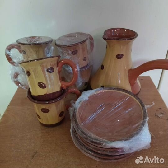 Керамический кофейный сервиз
