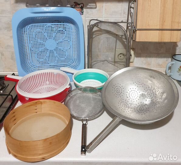 Сита, дуршлаги, столовые и кухонные приборы СССР