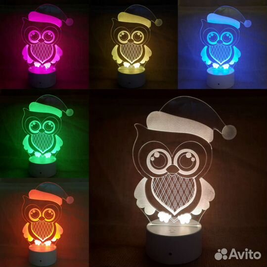 3d светильник