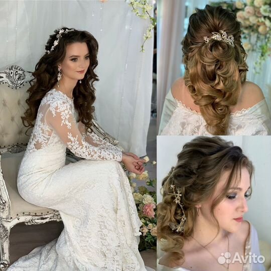 Свадебные и вечерние причёски, детские причёски