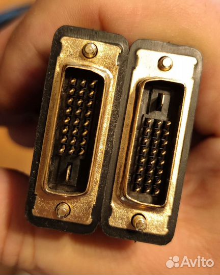 Кабели DVI-d, VGA