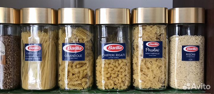 Банки для сыпучих продуктов стекло