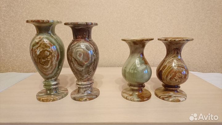 Оникс: подсвечники, вазы и другие изделия