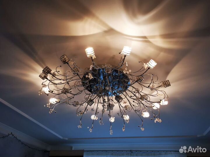 Люстра потолочная бу