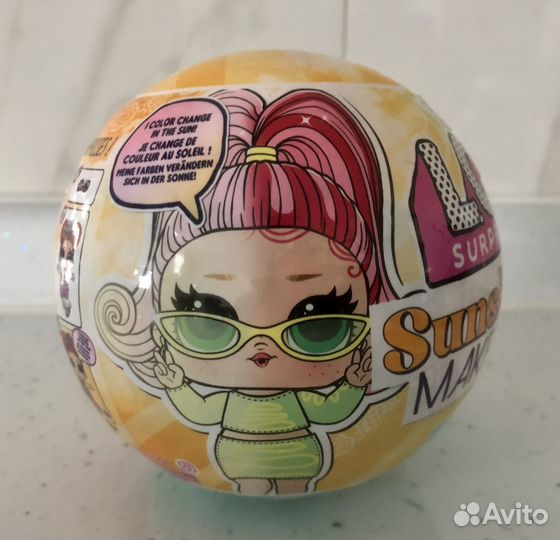 Лол LOL оригинал Кукла в шаре Sunshine makeover