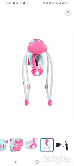 Детские электронные качели для новорожденных