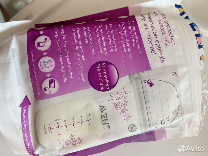 Пакеты для грудного молока
