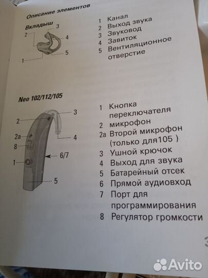 Заушный слуховой аппарат bernafon NEO 105