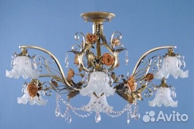 Люстра флористика, новая