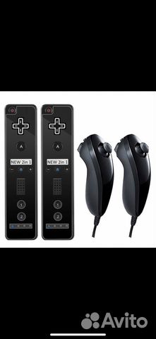 Wii remote 2 шт (новые), нунчаки уже забрали