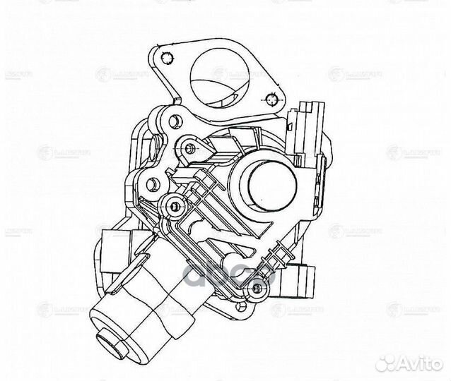 Клапан EGR (рециркуляции выхл. газов) для а/м F