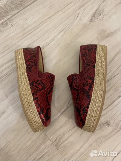 Красные змеиные эспадрильи Baldinini 37