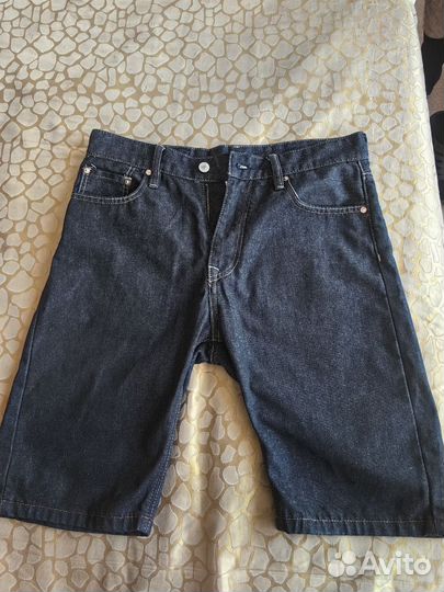 Шорты джинсовые evisu с драконом