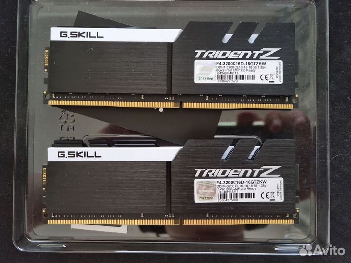 Оперативная память ddr4 16gb 3200 g skill tridentZ