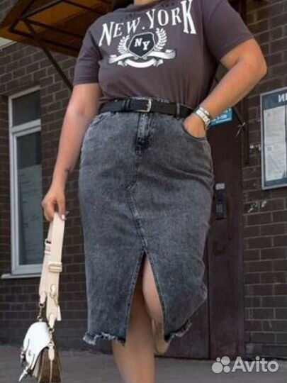 Джинсовая юбка