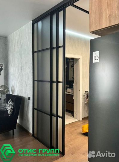 Стеклянные перегородки