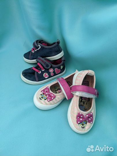 Обувь для девочки кеды балетки 23 р