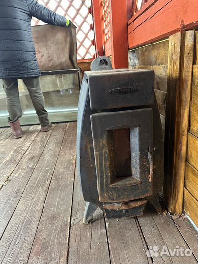 Печь буржуйка чугунная