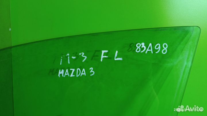 Стекло переднее левое для Mazda 3 BK 2003 - 2009
