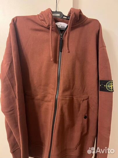 Stone island zip hoodie