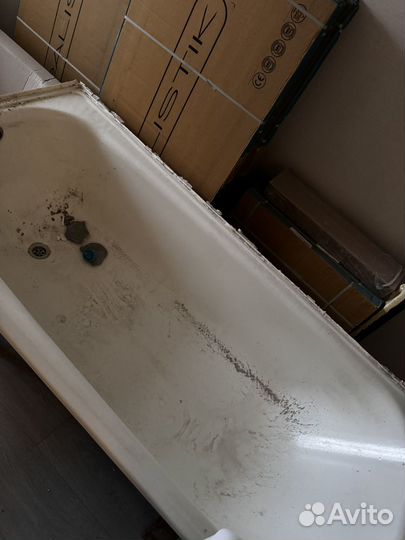 Ванна чугунная бу