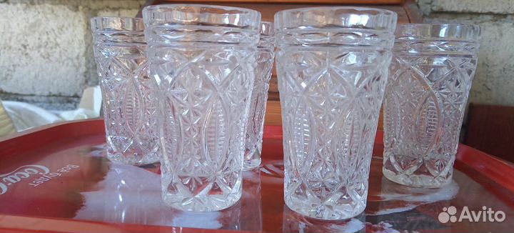 Хрустальные стаканы 120 мл