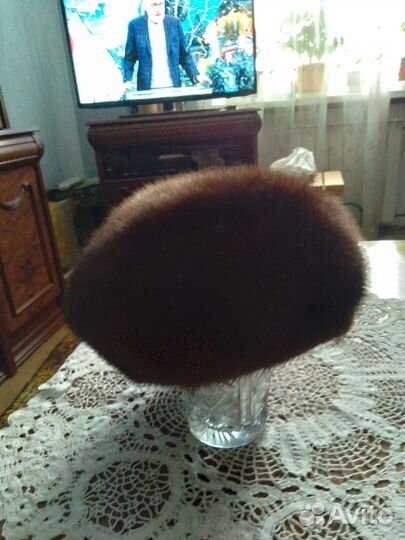 Берет норковый