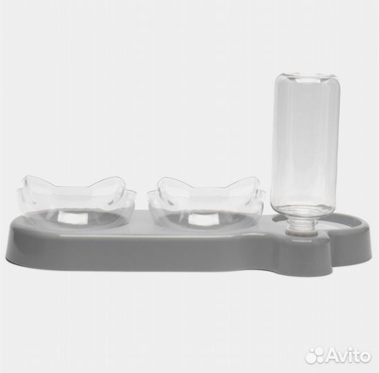 Кормушка и поилка для кошек