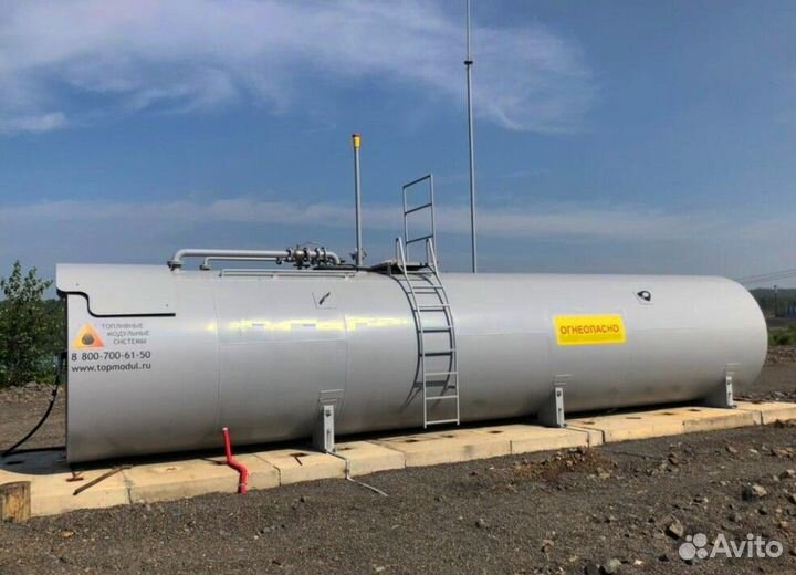 Контейнерная АЗС для заправки своей техники