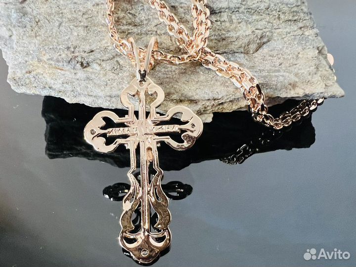 Крест с цепочкой