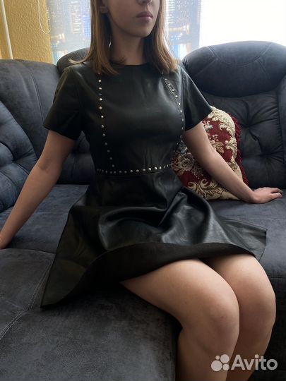 Кожанное платье