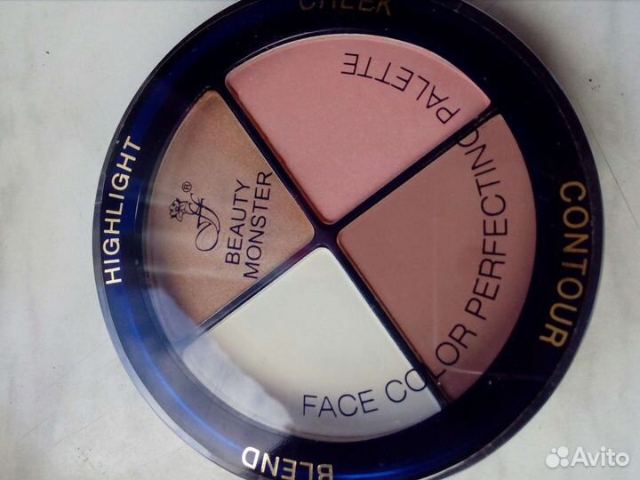 Палетка теней и румяна