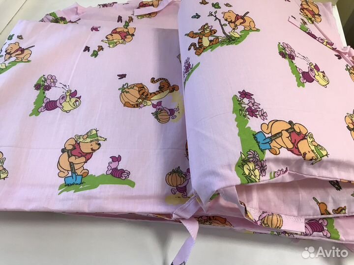 Бортики в кроватку для новорожденных новый