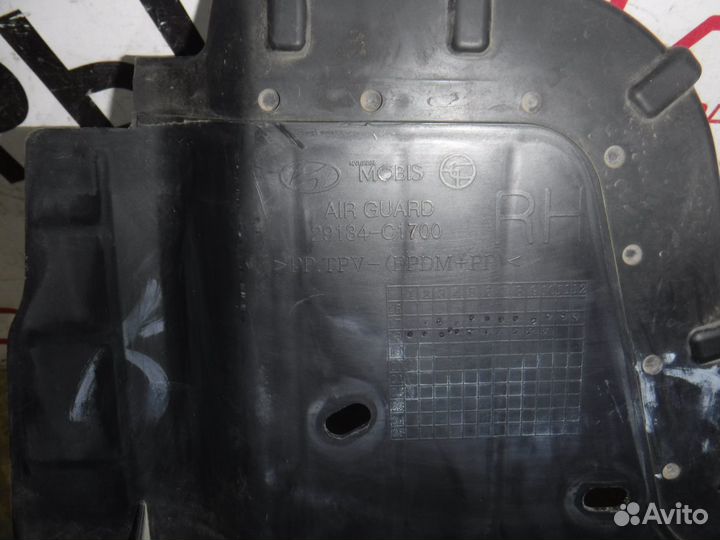 Дефлектор радиатора правый Hyundai Sonata 7 17-19