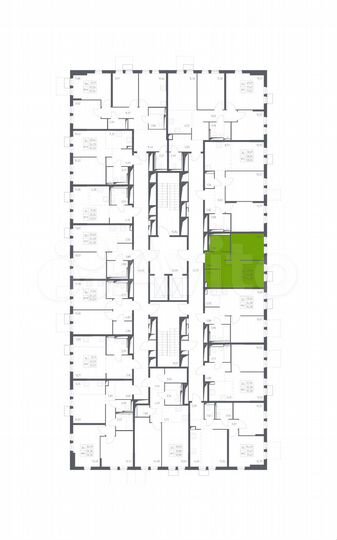 2-к. квартира, 34,3 м², 2/14 эт.