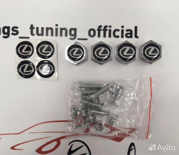Болты крепления номеров Lexus